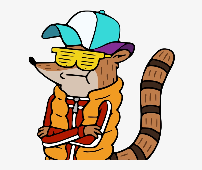 Rigby Looking Cool, transparent png #6746921