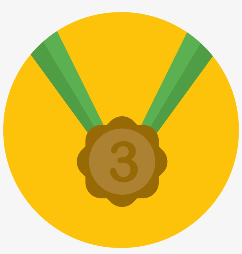 Medal Third Place Icon, transparent png #6747630