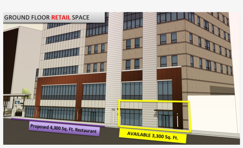 Icon Tower Syracuse Ground Floor Retail Space January, transparent png #6748341