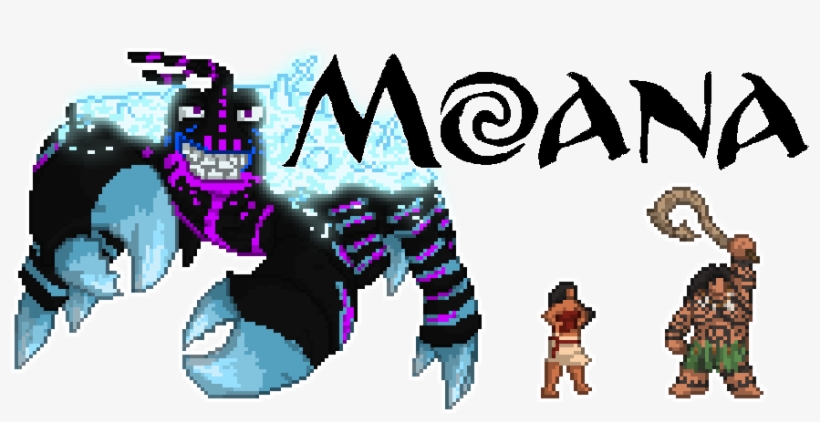 Pixel Moana, transparent png #6750984