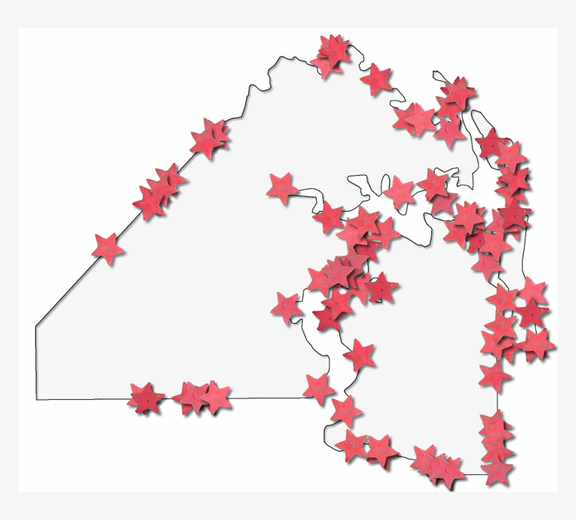 A Map Of Duval With A Thin Black Outline, Inner Drop, transparent png #6752152