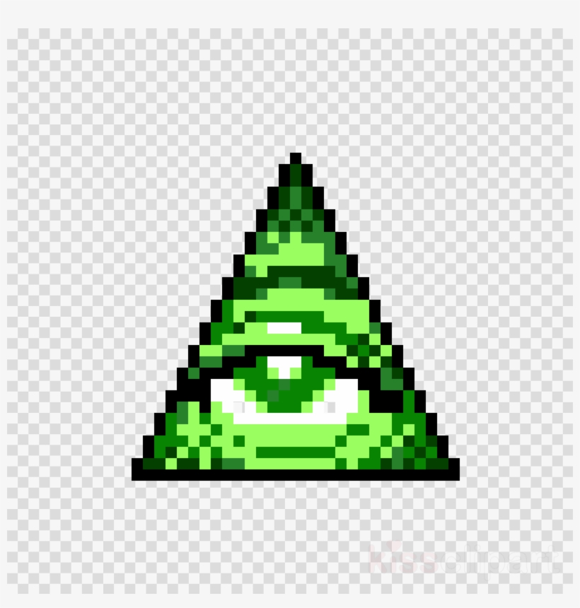 Pixel Art Illuminati Clipart Pixel Art Minecraft, transparent png #6752268