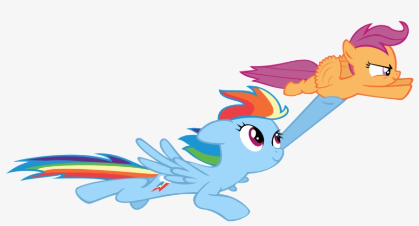 Rainbow Dash Flying Png Free Download, transparent png #6752867