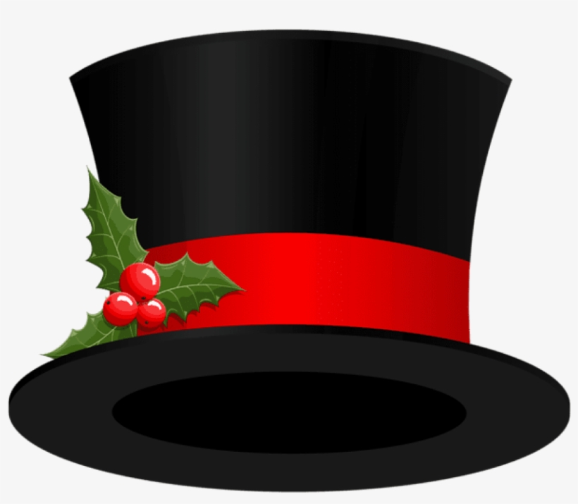 Christmas Hat Transparent Christmas Top Hat Png Free, transparent png #6753186