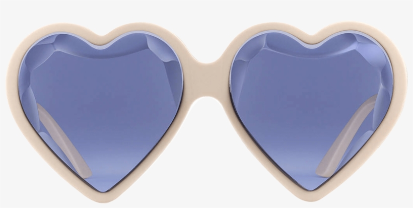 Heart-frame Acetate Sunglasses, transparent png #6757139