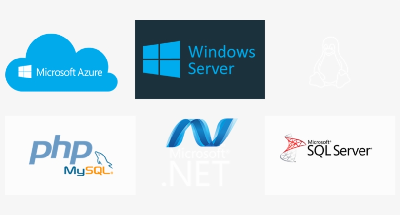 Azure, Microsoft, Linux, Php, Mysql, Ms Sql Server, - Free Transparent ...