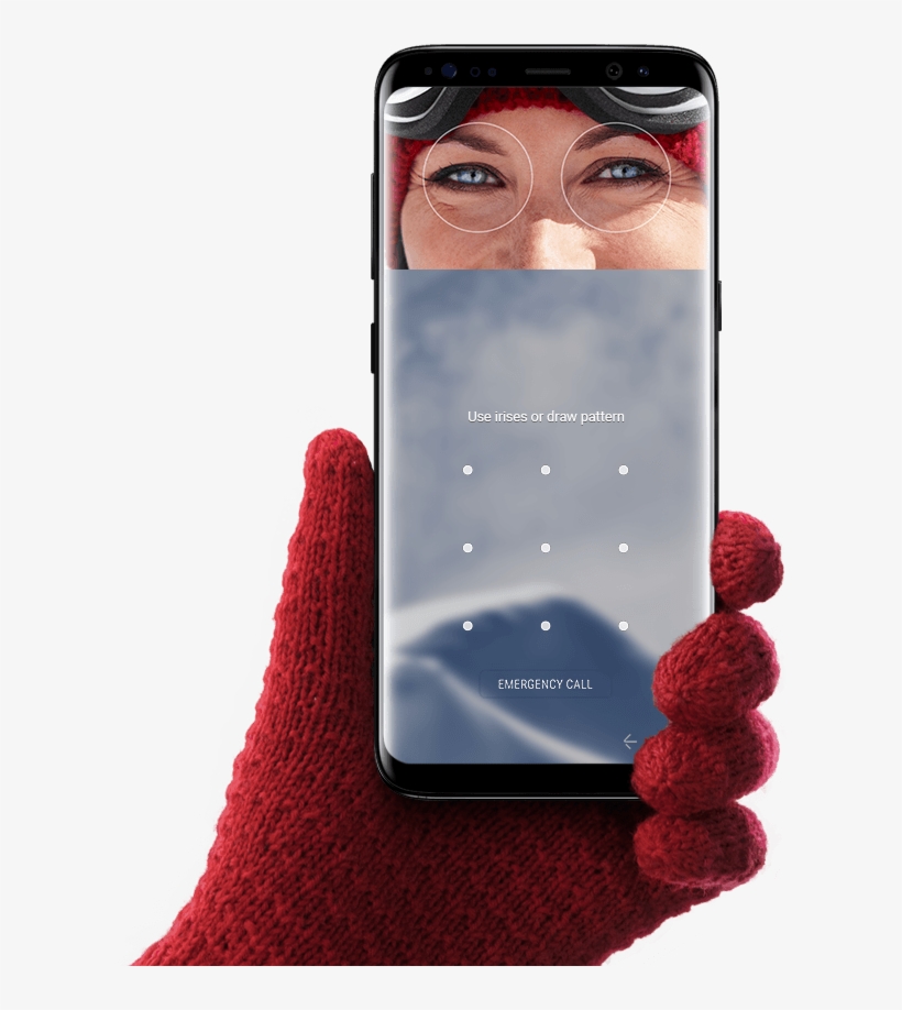 Outline Of A Translucent Galaxy S8, transparent png #6759387