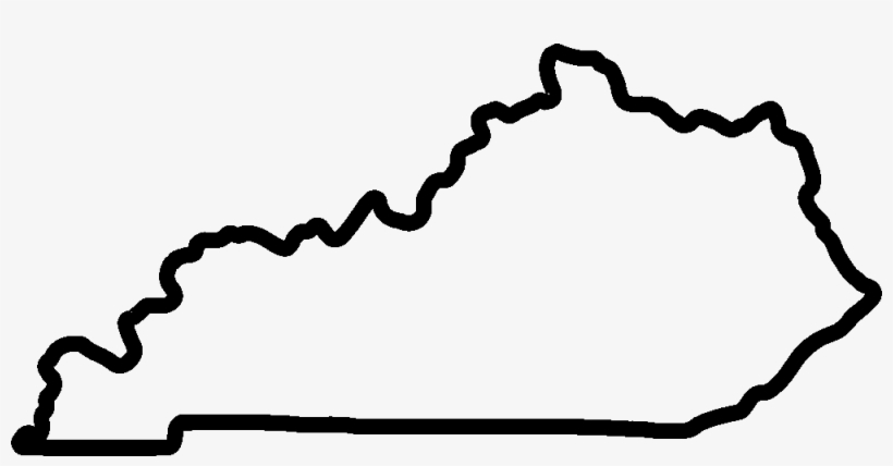 Kentucky Outline Rubber Stamp, transparent png #6759454