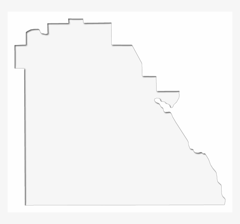 Outline Map Of Polk With An Inner Shadow, Producing, transparent png #6759916