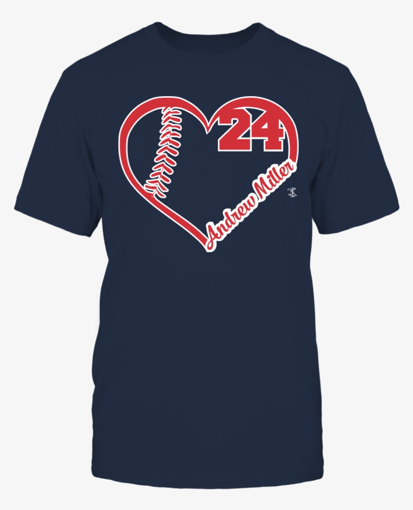 Andrew Miller Heart Team T Shirt, transparent png #6763071