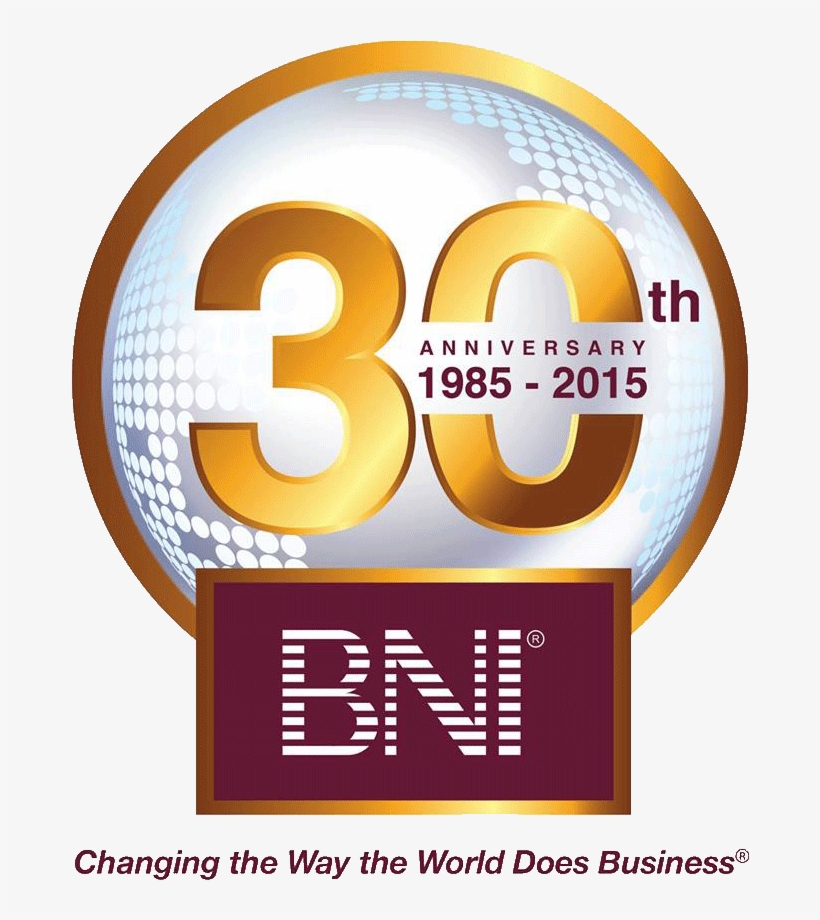 Bni 30 Years Anniversary Transp, transparent png #6765796