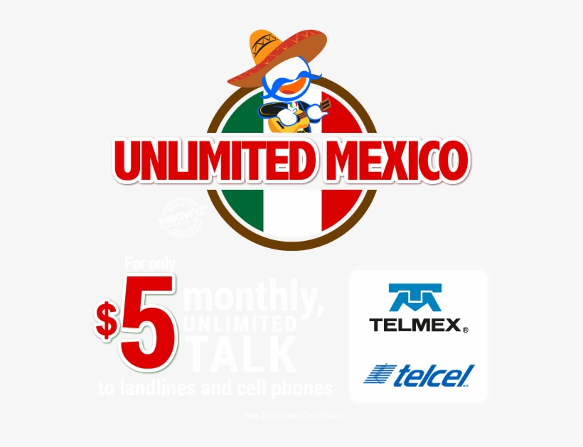 Unlimited Calls To Mexico, transparent png #6767768