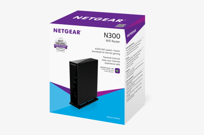 New Wnr2000 Netgear N300 Wireless Router, transparent png #6767977