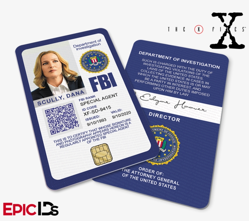 The X-files Inspired Dana Scully Fbi Special Agent, transparent png #6768932
