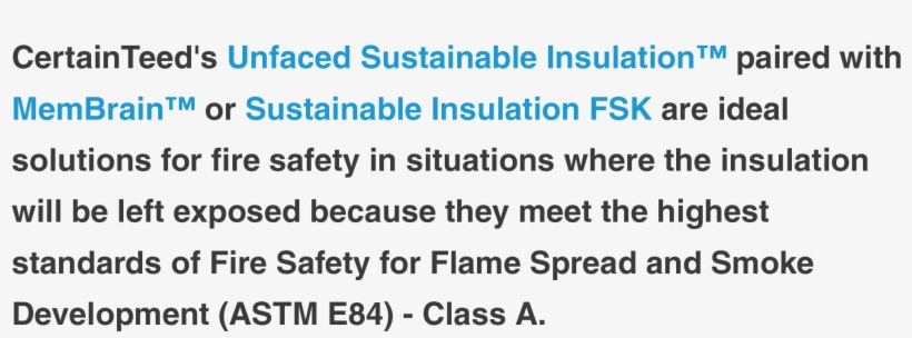 Certainteed's Unfaced And Fsk-25 Faced Sustainable, transparent png #6770948