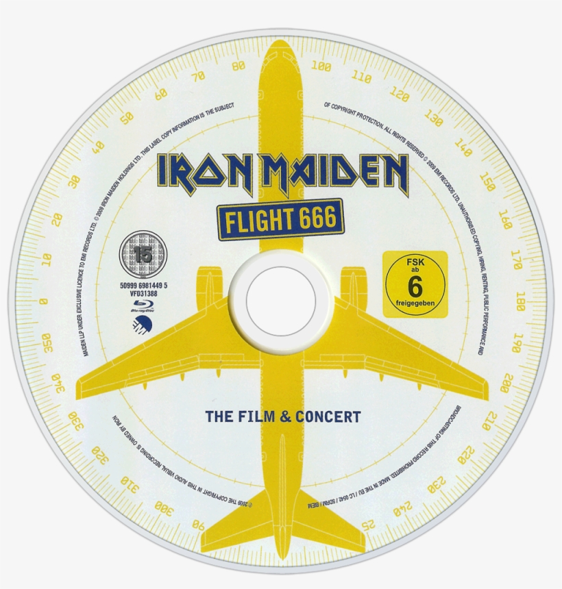 Flight 666 Bluray Disc Image, transparent png #6774859