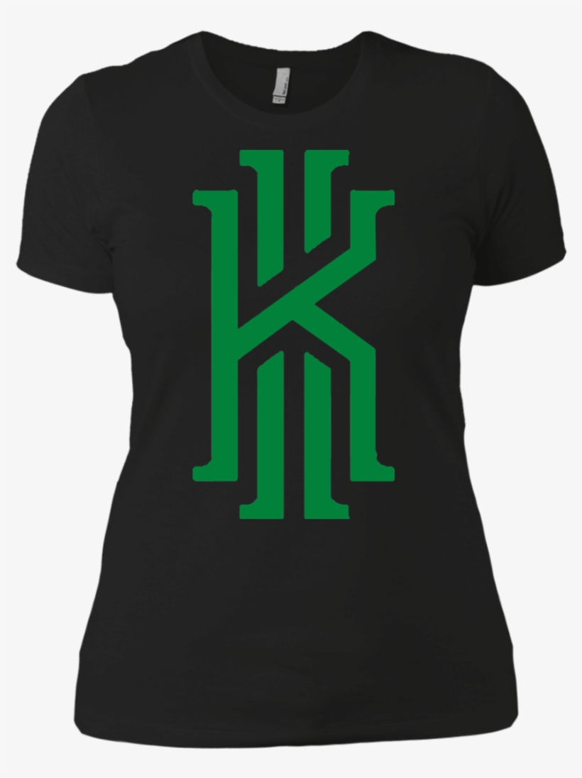 Kyrie Irving Logo Boston Basketball Shirt Ladies' Boyfriend, transparent png #6774864