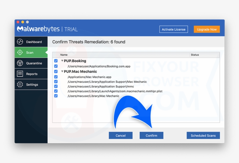 Malwarebytes Mac - Remove Threats, transparent png #6775808