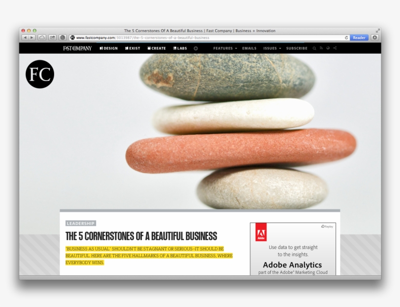 Fast Company Website Design, transparent png #6777457