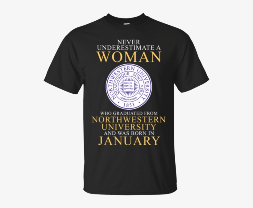 Woman T Shirts Graduated From Northwestern University, transparent png #6778252