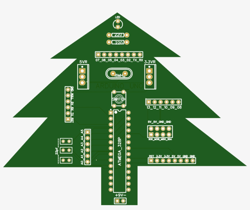 Arduino Uno R3 Chrismas Edition This Is Just A Diy, transparent png #6784054