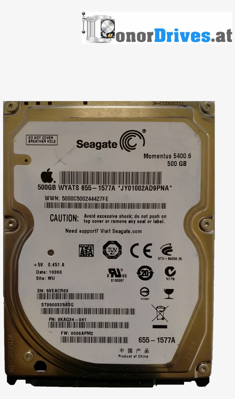 Seagate St500lm000 1ej162 070 500gb, transparent png #6784111