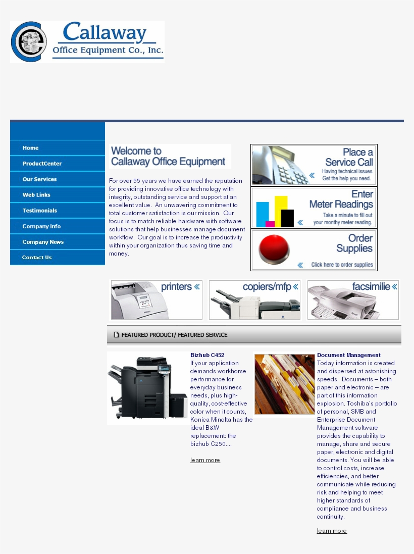 Callaway Office Equipment Competitors, Revenue And, transparent png #6786170