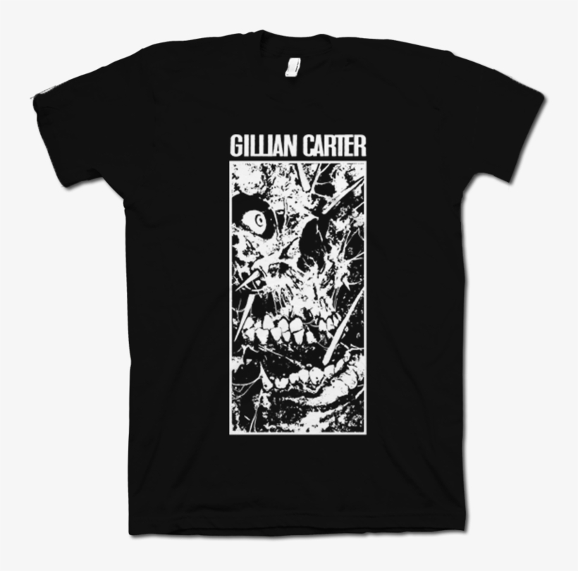 Crushed Skull T-shirt, transparent png #6787007