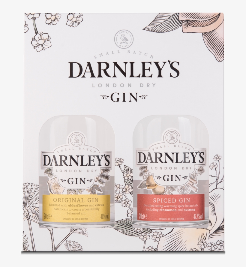 Darnley's Gin 20cl Gift Pack, transparent png #6787299