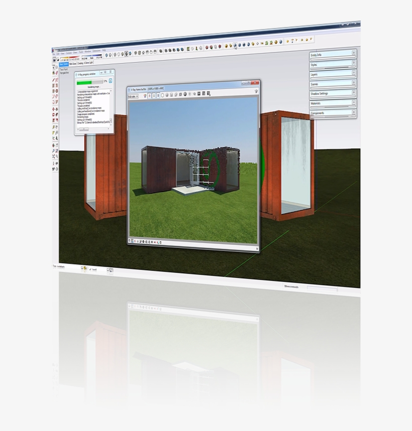 Sketchup Pc Local Rendering, transparent png #6787643
