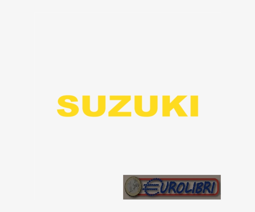 Suzuki Logo - Adesivo Prespaziato - Colore Giallo -, transparent png #6788067