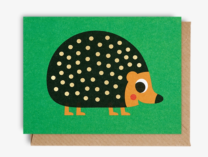 Hedgehog Card, transparent png #6791372