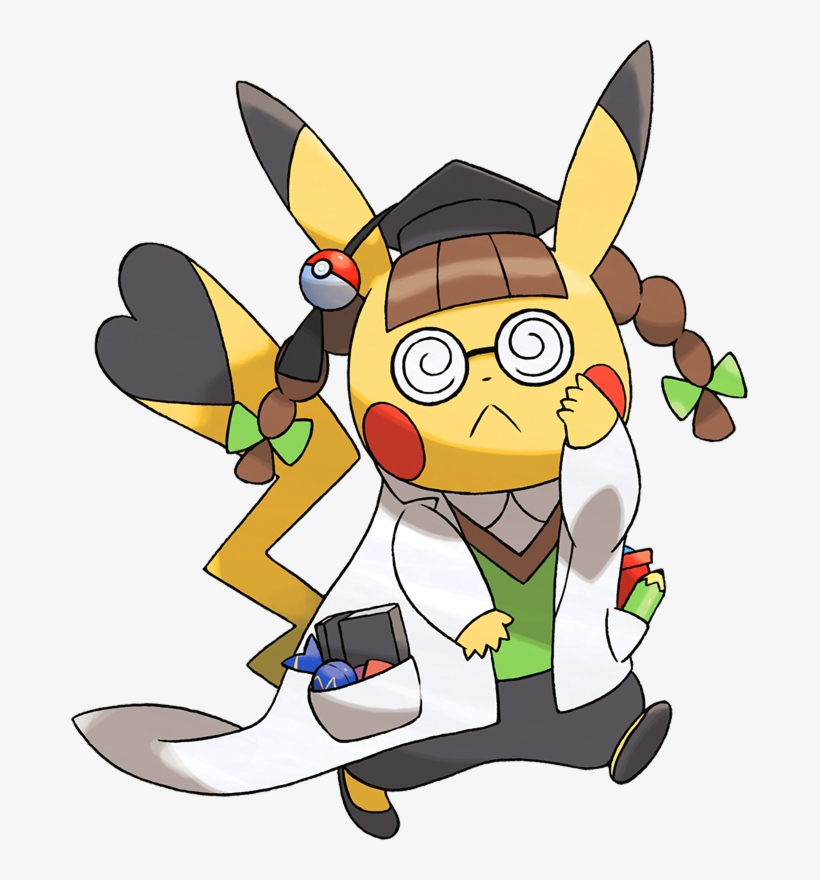 Pokemon Shiny Pikachu Phd Is A Fictional Character, transparent png #6795205