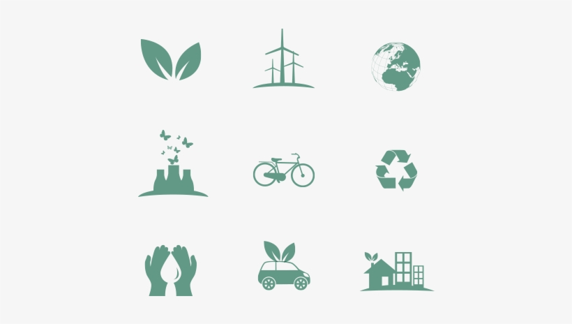 Ecology Icons Vector Illustration Free Png Graphic, transparent png #6795564