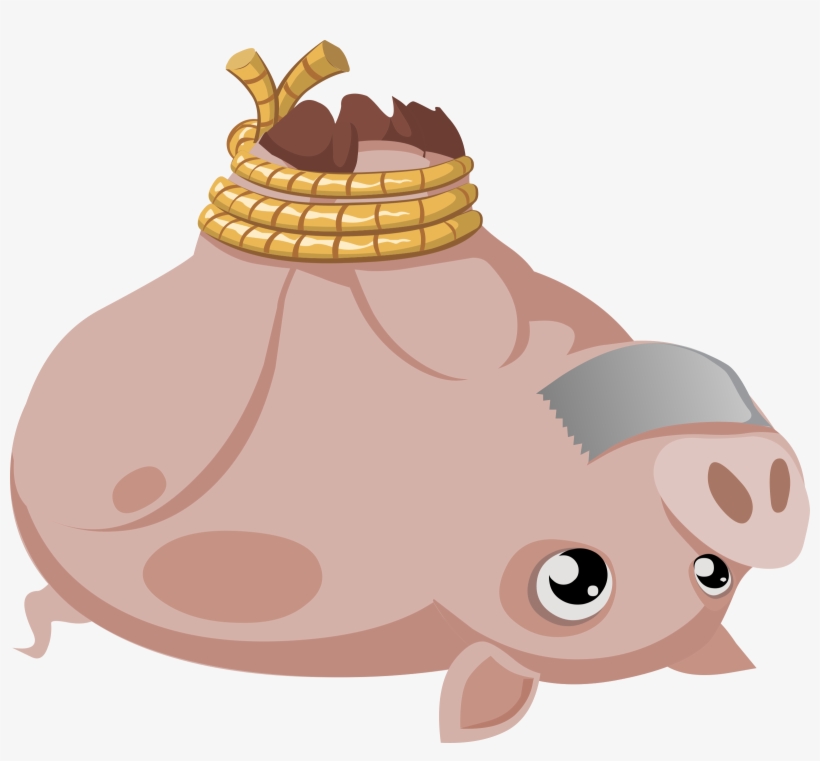 This Free Icons Png Design Of Misc Hogtied Piggy, transparent png #6795886