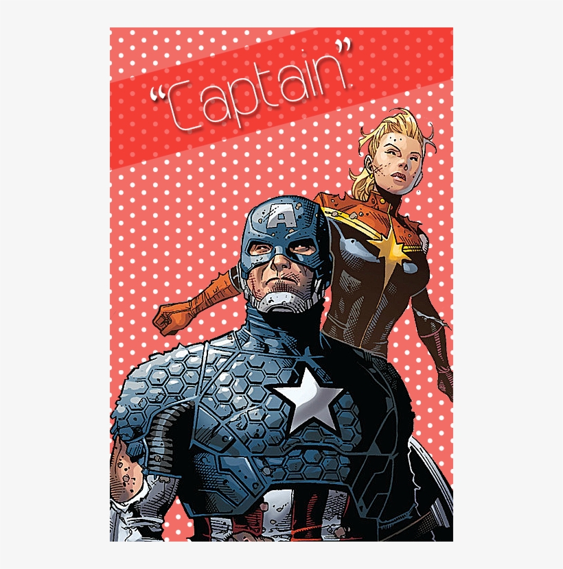 Captain America And Captain Marvel, transparent png #6797533