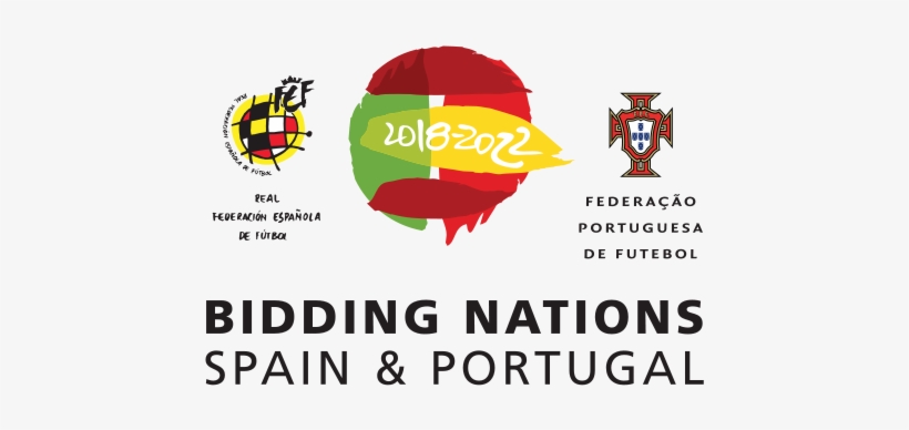 Portugal And Spain Bid Logo For The 2018 Or 2022 World - Federacion Española De Futbol, transparent png #680026