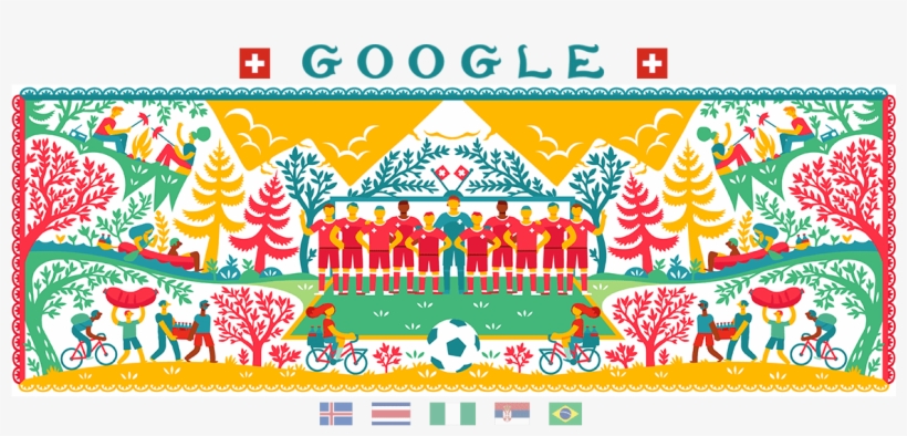 World Cup 2018 Doodles, transparent png #680187