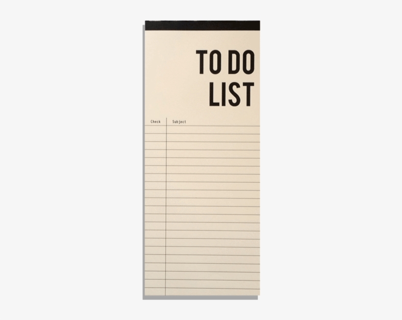 To Do List - Paper, transparent png #680324