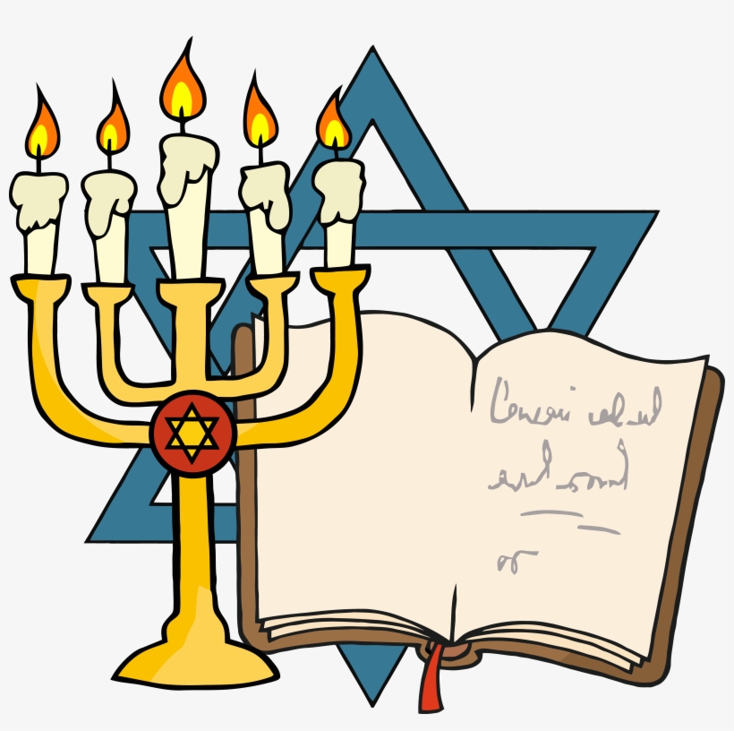 Evangelios Sinópticos Prof - Star Of David And Menorah, transparent png #680872