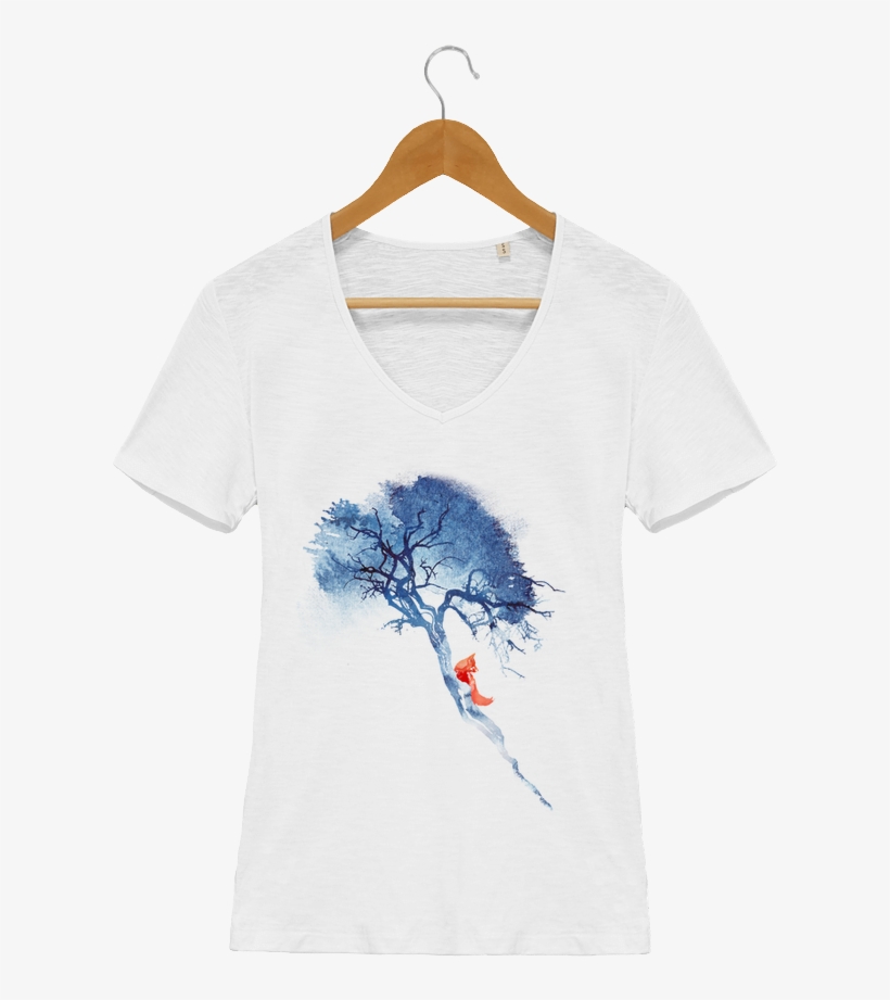 T Shirt V Neck Women Stella Chooses There's No Way - Robert Farkas - Theres No Way Back Canvas, transparent png #680908