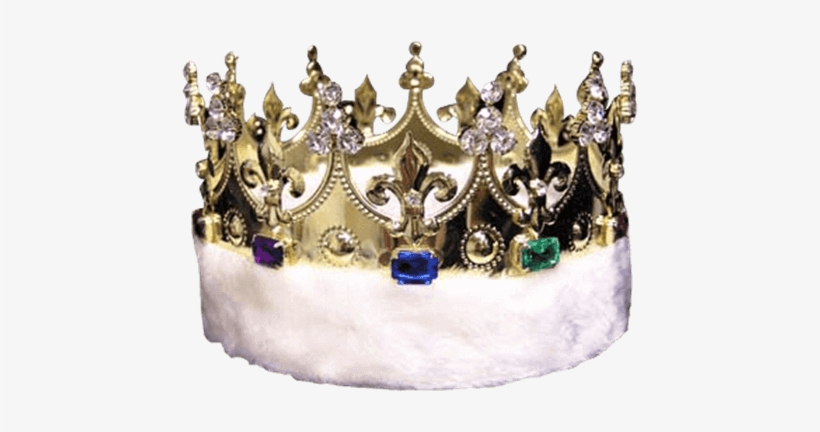 Kings With Faux Fur - King's Crown With Faux Fleece - Gold, transparent png #680956