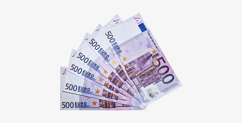 Euro, Money, Bills, 500 Euro, Currency - Euro, transparent png #681148