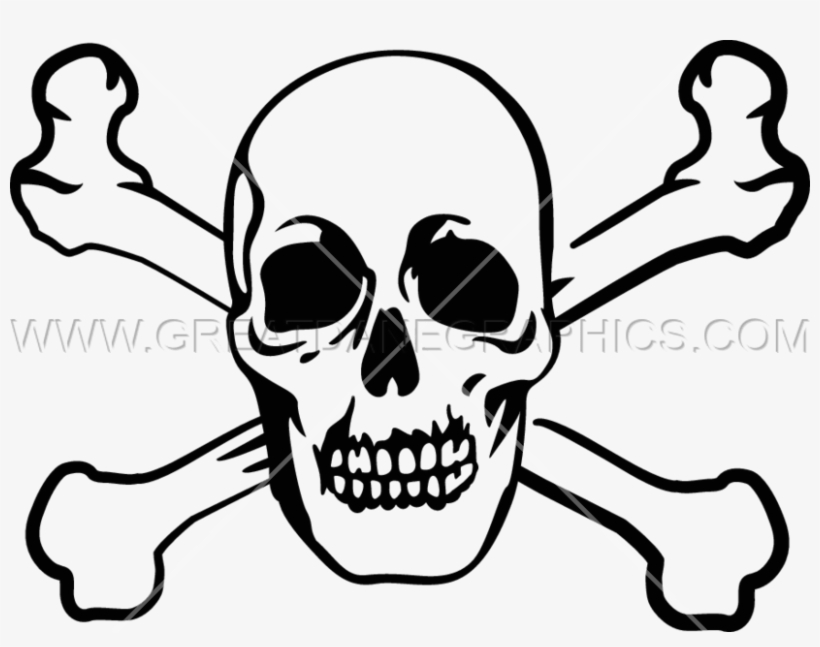 Skull & Cross Bones - Skull, transparent png #681313