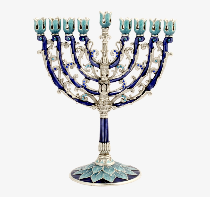 False Complete Hanukkah Menorah, transparent png #681363