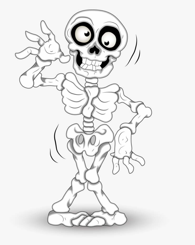 Skeleton Clipart Kid 2 Cliparting - Skeleton Halloween Clip Art, transparent png #681365