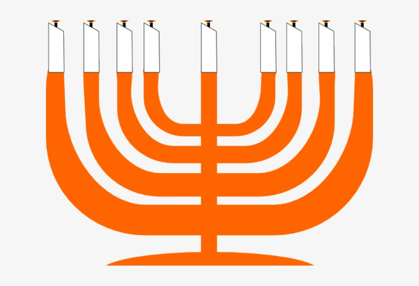 Menorah Clipart 7 Branch Menorah - Menorah Clip Art, transparent png #681411