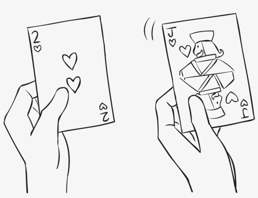 Playing Card Mixers - Line Art, transparent png #681465