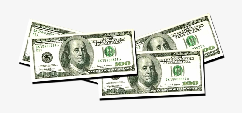 Picture - Beistle - 55100 - Big Bucks Cutout 100 Bill - Pack, transparent png #681586