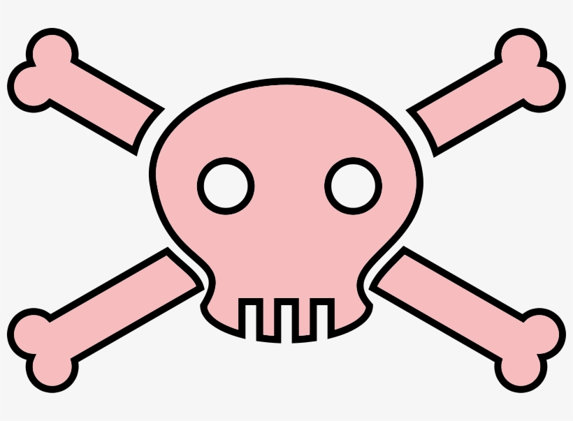 Skull And Crossbone Clipart Transparent Download - Death Symbol Clipart, transparent png #681629